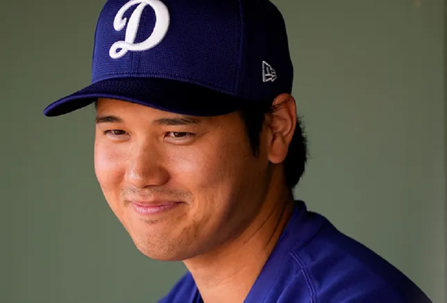 ohtani smiles