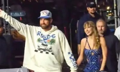 travis kelce and taylor swift in amsterdam