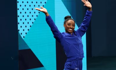 BILES WAVING