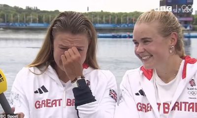 tearful athlete