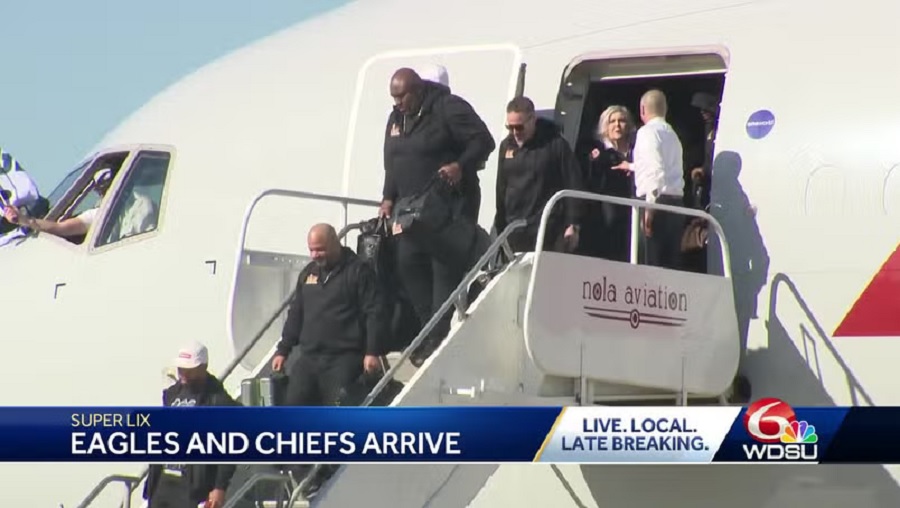 jalen hurts and patrick mahomes orlean arrival