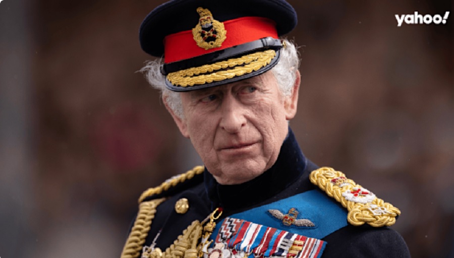 king charles in uniform